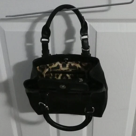 PINK STIX ACCESSORIES | Small Black Embossed Handbag - Picture 5 of 9